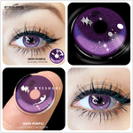 Purple Solar Contact Lenses